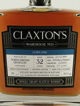 Load image into Gallery viewer, Claxton's North British 32 Year Old 1989