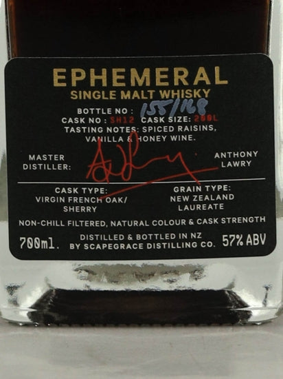 Scapegrace Single Cask Ephemeral