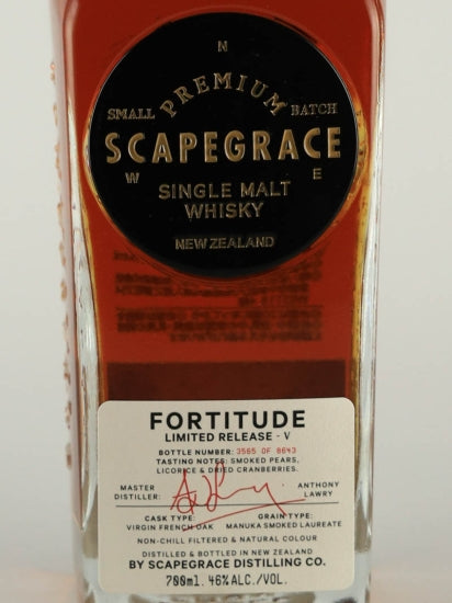 Scapegrace Single Malt Fortitude