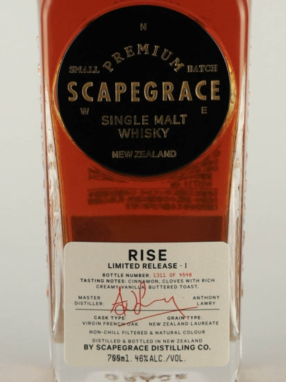 Scapegrace Single Malt Rise