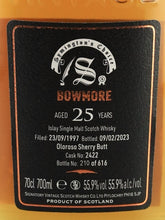 Load image into Gallery viewer, Signatory Bowmore 25 Year Old 1997