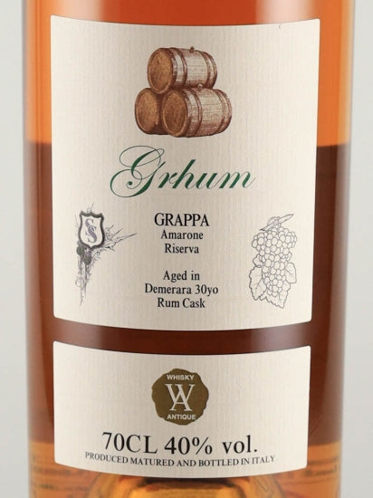 Silver Seal Grappa Reserva Grhum