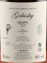 Load image into Gallery viewer, Silver Seal Grappa Reserva grhisky