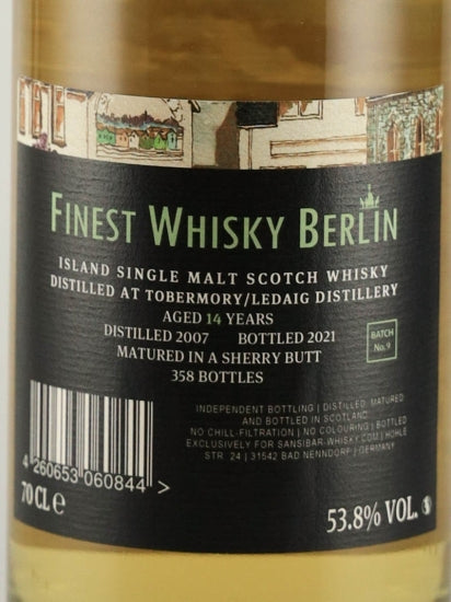 Sangiver Ledaig 14 Year Old 2007