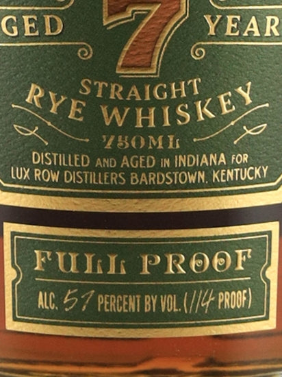 Old Ezra 7 Year Old Rye