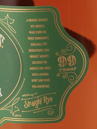 Ezra Brooks 99 Proof Rye Whiskey