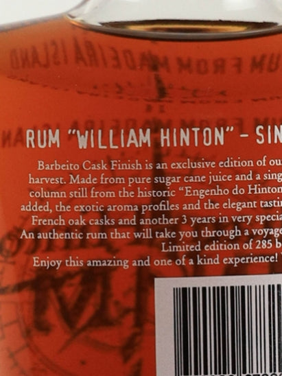William Hinton Rum Madeira Cask