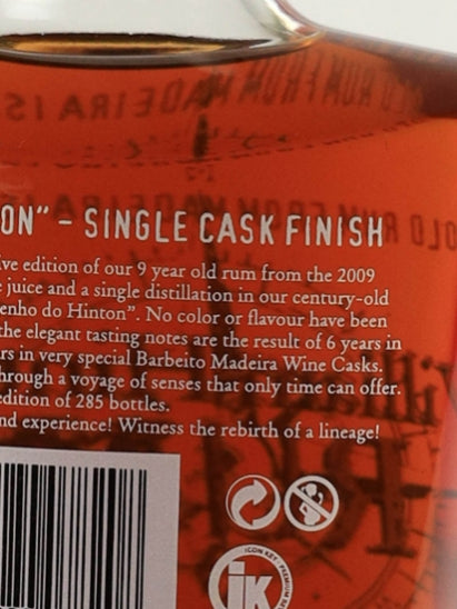 William Hinton Rum Madeira Cask