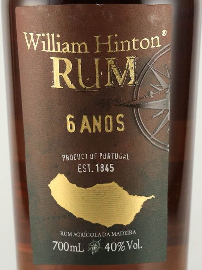 William Hinton Rum 6 Year Old