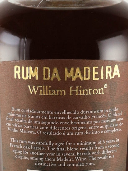 William Hinton Rum 6 Year Old