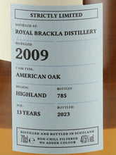 Load image into Gallery viewer, Carn Mor Strictly Limited Royal Brackla 13 Year Old 2009