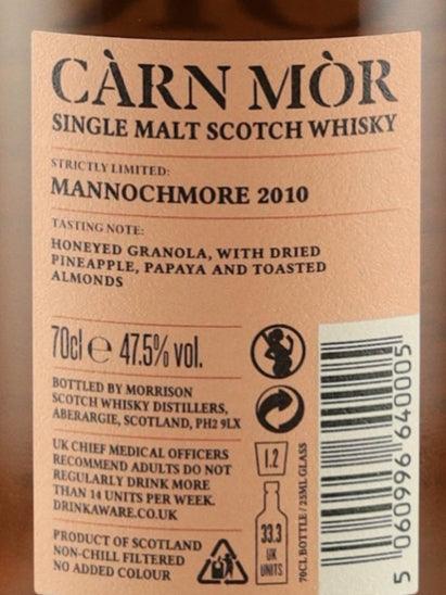 Carn Mor Strictly Limited Mannochmore 12 Year Old 2010