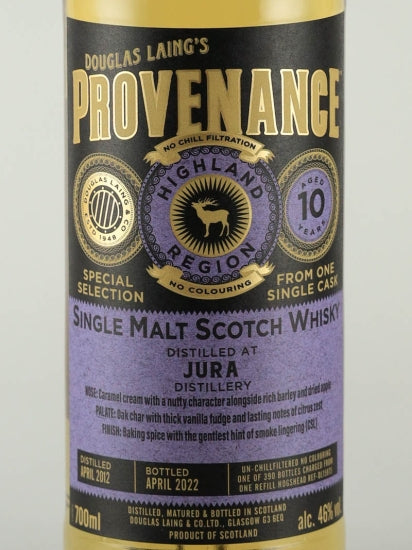 Provenance Jura 10 Year Old 2012