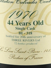 Load image into Gallery viewer, Marquis de Saint Loup 44 Year Old 1970 for Three Rivers