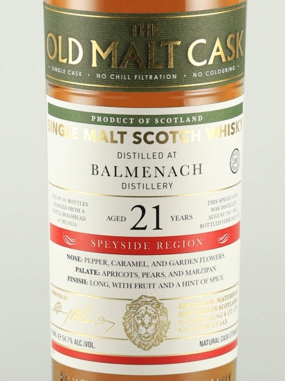 Old Malt Cask Balmenach 21 Year Old 2001 for JIS