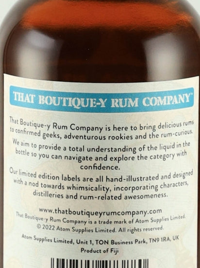 Boutique Rum Company Secret Distillery #9 Fiji 20 Year Old Batch 1