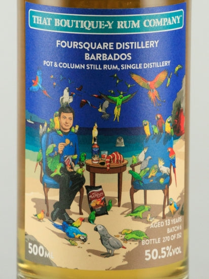 Boutique Rum Company Foursquare Barbados Rum 13 Year Old Batch 6