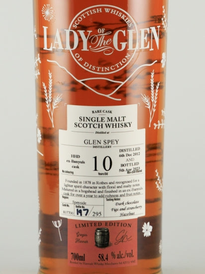 Lady of the Glen Glen spey 10 Year Old 2012