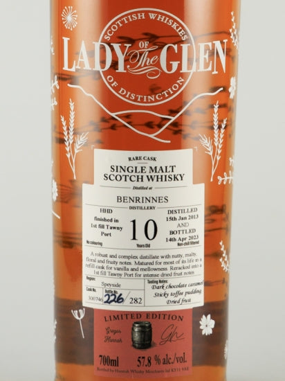 Lady of the Glen Benrinnes 10 Year Old 2013