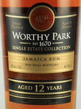 Load image into Gallery viewer, Worthy Park 12 Year Old