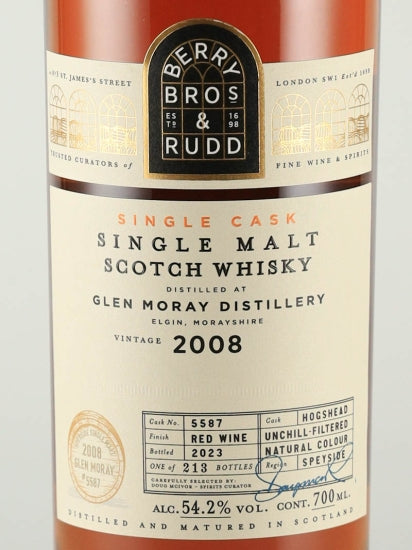 BB&R Glen Moray 15 Year Old 2008