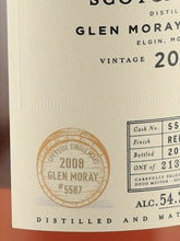 Load image into Gallery viewer, BB&amp;R Glen Moray 15 Year Old 2008