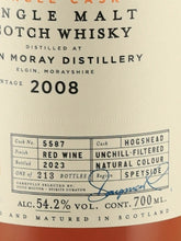 Load image into Gallery viewer, BB&amp;R Glen Moray 15 Year Old 2008