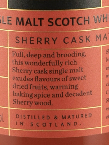 BB&R Classic Sherry Single Malt