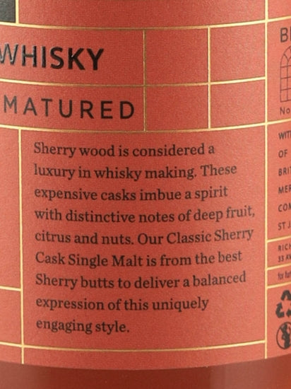 BB&R Classic Sherry Single Malt