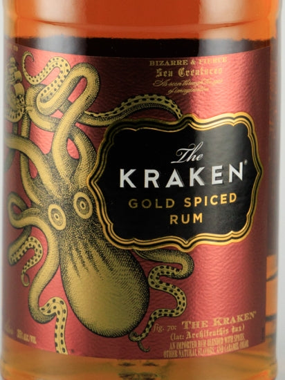 Kraken Gold Spiced Rum 1L