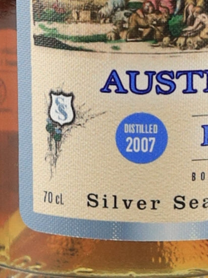 Silver Seal Australian Rum 15 Year Old 2007