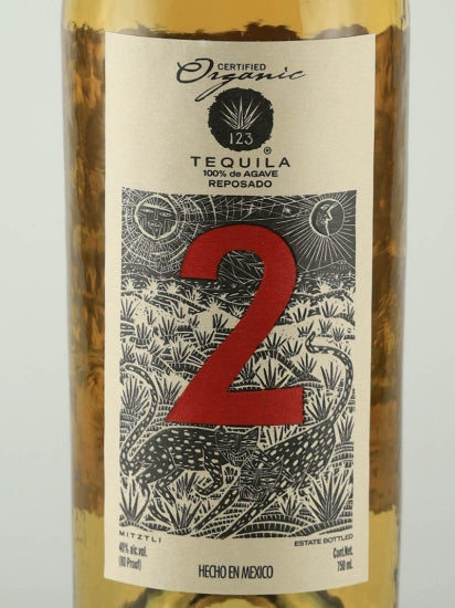 123 Organic Tequila Reposado Dos