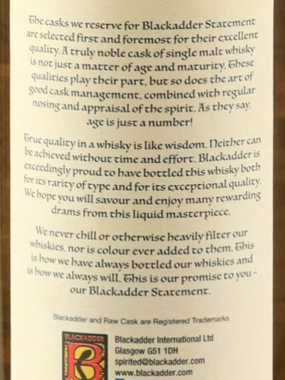 Black Adder Statement Tamnavulin 29 Year Old 1993