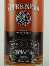 Load image into Gallery viewer, Darkness Springbank 21 Year Old
