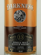 Load image into Gallery viewer, Darkness Islay Single Malt 13 Year Old