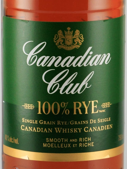 Canadian Club 100% Rye