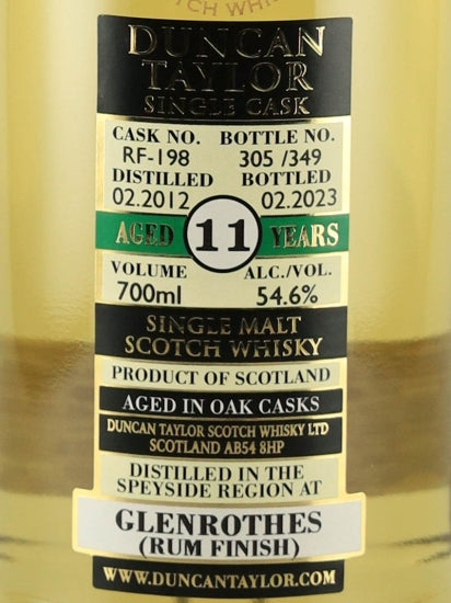 Duncan Taylor Single Cask Glenlossie 11 Year Old 2012