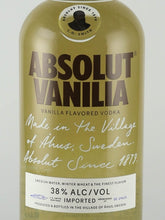 Load image into Gallery viewer, Absolut Vanilla 750ml