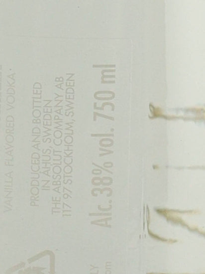 Absolut Vanilla 750ml