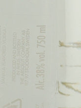 Load image into Gallery viewer, Absolut Vanilla 750ml