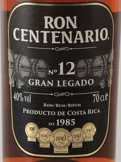 Ron Centenario 12 Year Old Gran Recado