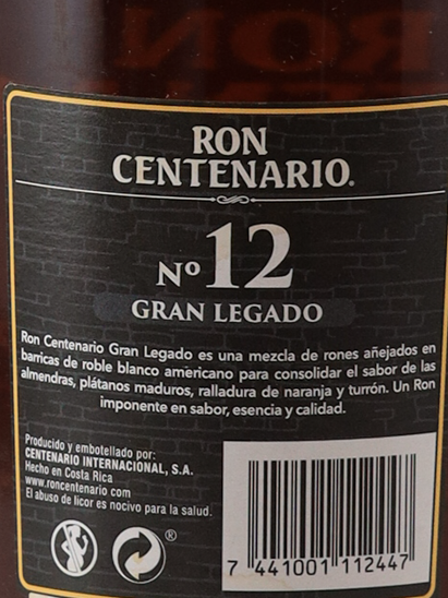 Ron Centenario 12 Year Old Gran Recado