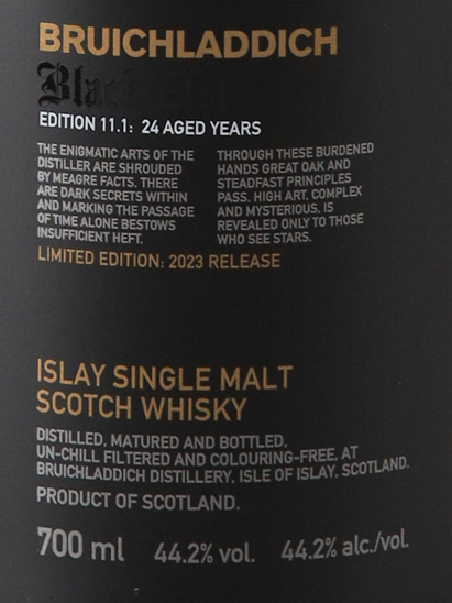 Bruichladdich Black Art Edition 11.1
