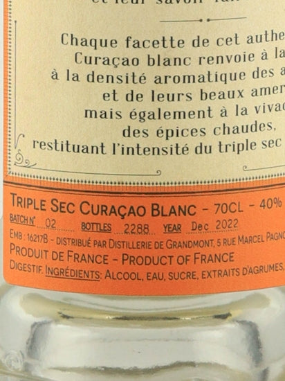 Granmont Triple Sec Curaçao Blanc