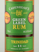 Load image into Gallery viewer, Cadenhead Green Label Trinidad Rum 11 Year Old