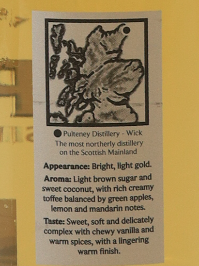 Old Pulteney Isabella Fortuna WK499 1L