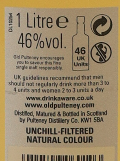 Old Pulteney Isabella Fortuna WK499 1L