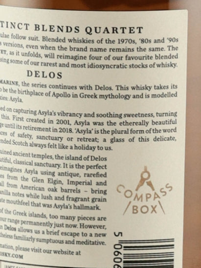 Compass Box Delos