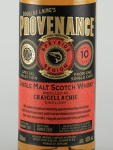 Load image into Gallery viewer, Provenance Craigellachie 10 Year Old 2012