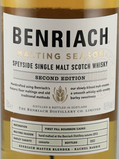 Benriach Malting Season Second Edition